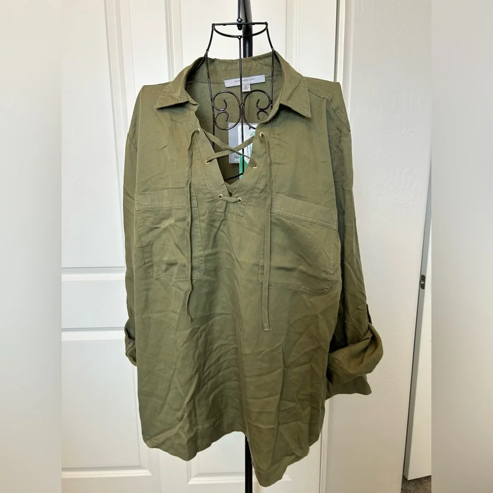 Marc New York Andrew Marc Longsleeve Top - Picture 1 of 16